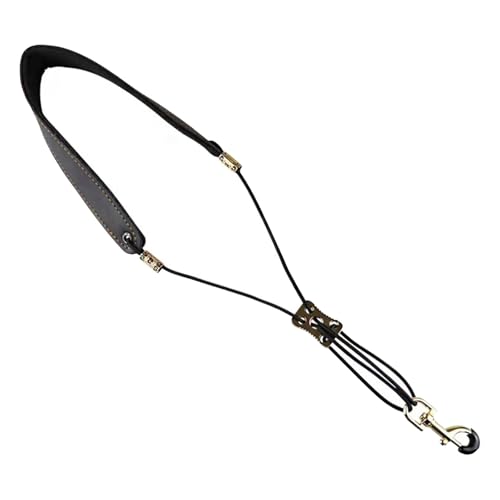Verstellbarer Nackengurt, Saxophon, PU-Leder, gepolstert, PU-Leder, Saxophon, Strap, für Tenoren/Soprane Verstellbarer Nackengurt, Saxophon, PU-Leder, gepolstert, PU-Leder, Saxophon, Strap, für Tenoren/Soprane von MLWSKERTY