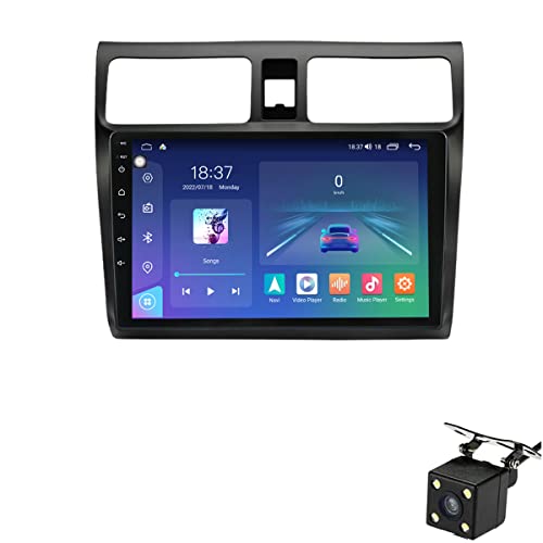 Android 12 Autoradio IPS 10 Zoll 2K Touchscreen Navigation GPS DSP Car Auto Play Bluetooth Head Unit unterstützt Full RCA WiFi DVR TPMS für Suzuki Swift 2003-2010 von MLXABH