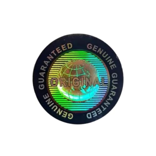 Hologramm-Etiketten, manipulationssicher, original, holografischer Aufkleber silber von MM-products