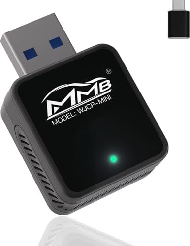 MMB WJCP-MINI CarPlay Wireless Adapter,2024 Upgrade Wireless CarPlay Adapter-Dongle, Wandelt Werkseitig Verkabeltes CarPlay in Kabelloses Stecker Und Spielen Mit CarPlay Autos Und iOS 10+ MMB WJCP-MINI CarPlay Wireless Adapter,2024 Upgrade Wireless CarPlay Adapter-Dongle, Wandelt Werkseitig Verkabeltes CarPlay in Kabelloses Stecker Und Spielen Mit CarPlay Autos Und iOS 10+ von MMB