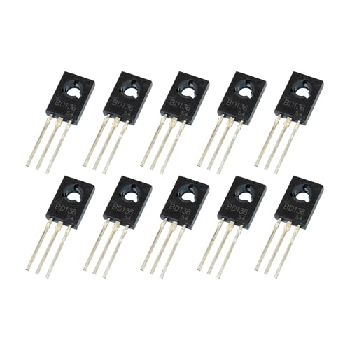 PNP BD136 Transistoren 45 V 1,5 A, 10 Stück von MMMO