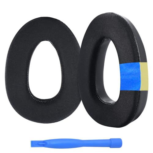 Ersatz Ohrpolster für Sennheiser PXC480/PXC550/PXC 550-II/MB660 UC/MB 660 MC Kopfhörer von MMOBIEL - Kühlgel Kopfhörer Ohrpolster – Ersatzpolster – Schwarz von MMOBIEL