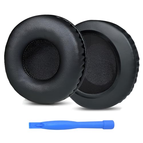 Ersatz Ohrpolster für Skullcandy Hesh, Hesh 2, Hesh 2 Bluetooth Wireless Over-Ear Kopfhörer von MMOBIEL - Protein PU Kopfhörer Ohrpolster – Kopfhörer Ersatzpolster - Schwarz von MMOBIEL