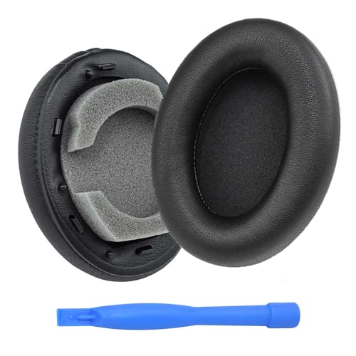 Ersatz Ohrpolster für Sony WH-1000XM3 Noise Cancelling Kopfhörer von MMOBIEL - Protein PU Kopfhörer Ohrpolster – Kopfhörer Ersatzpolster - Schwarz von MMOBIEL