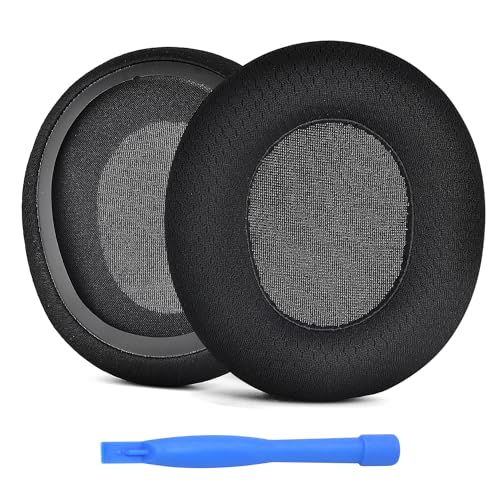 Ersatz Ohrpolster für SteelSeries Arctis 1/3 / 5/7 / 9 / Pro & Prime Wireless Gaming Kopfhörer usw. von MMOBIEL - Mesh Gewebe Kopfhörer Ohrpolster – Schwarz Ersatz Ohrpolster für SteelSeries Arctis 1/3 / 5/7 / 9 / Pro & Prime Wireless Gaming Kopfhörer usw. von MMOBIEL - Mesh Gewebe Kopfhörer Ohrpolster – Schwarz von MMOBIEL