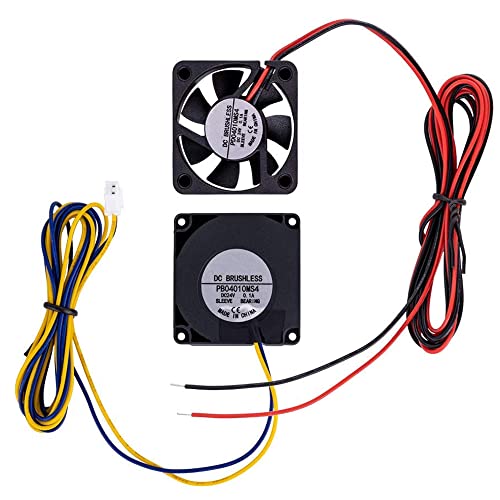 MMOBIEL 2 in 1 Leiser Extruder-Heißluftventilator und DC 24V Turbo-Kühlventilator 40x40x10mm kompatibel mit Creality Ender 3 / Ender 3 Pro/Ender 3 V2 3D Printer MMOBIEL 2 in 1 Leiser Extruder-Heißluftventilator und DC 24V Turbo-Kühlventilator 40x40x10mm kompatibel mit Creality Ender 3 / Ender 3 Pro/Ender 3 V2 3D Printer von MMOBIEL