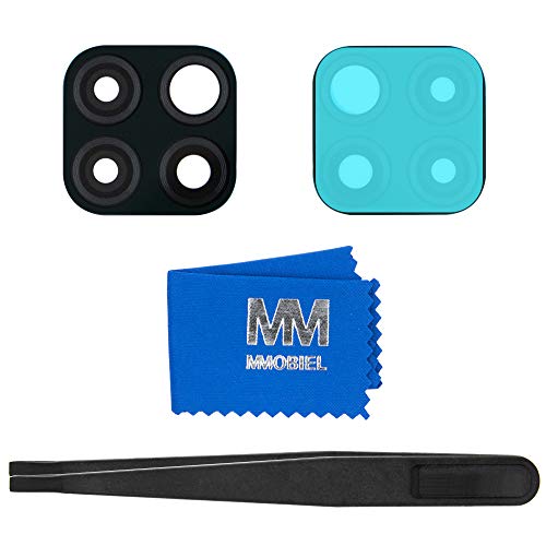 MMOBIEL Back Rück Kamera Glas Linse Ersatz Kompatibel mit Huawei P40 Lite - Hinten Rückseite Camera Scheibe - Inkl. Kleber, Pinzette und Tuch von MMOBIEL