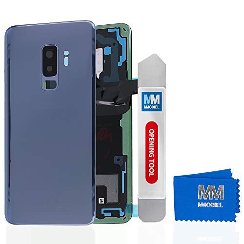 MMOBIEL Backcover Akkudeckel Rück Klappe mit Linse kompatibel mit Samsung Galaxy S9 Plus G965 6.2 Inch (Coral Blue) von MMOBIEL