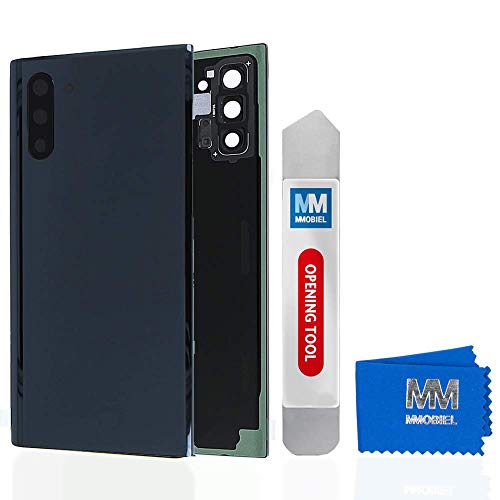 MMOBIEL Backcover Akkudeckel Rückseite Rück Klappe kompatibel mit Samsung Galaxy Note 10 Plus N975F 2019 (Aura Black/Schwarz) von MMOBIEL