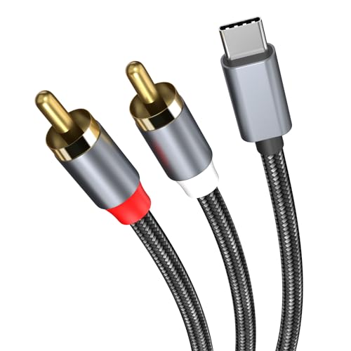 MMOBIEL Chinch auf USB-C Audio Kabel - Type-C zu 2 RCA Stecker Y Splitter für Smartphones, Tablets, Lautsprecher - 1,2m MMOBIEL Chinch auf USB-C Audio Kabel - Type-C zu 2 RCA Stecker Y Splitter für Smartphones, Tablets, Lautsprecher - 1,2m von MMOBIEL