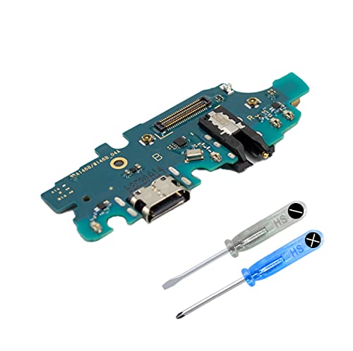 MMOBIEL Dock Connector Kompatibel mit Samsung Galaxy A14 5G 2023 - Ladeanschluss - Kopfhöreranschluss/Mikrofon Ersatz - USB-C - Inkl. Schraubendreher von MMOBIEL