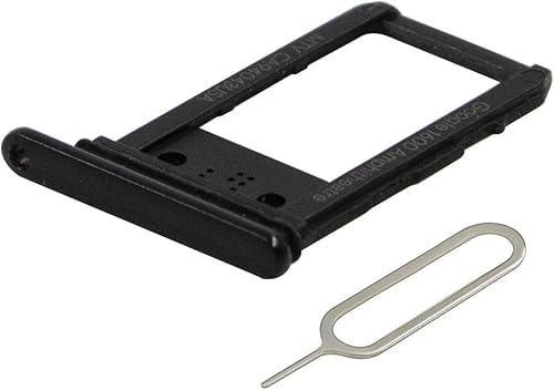 MMOBIEL Dual SIM Kartenhalter Kompatibel mit Google Pixel 3a - SIM Card Tray Schlitten - Inkl. Gummidichtung und SIM Pin - Schwarz von MMOBIEL