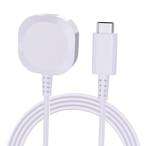 MMOBIEL Kabelloses Ladegerät Kompatibel mit Apple Watch - 1.5m / 5ft - Magnetisches Uhrenladegerät USB Typ-C Kompatibel mit iWatch Serie 9/8 / 7/6 / 5/4 / 3/2 / 1 / SE / SE2 / Ultra/Ultra 2 von MMOBIEL