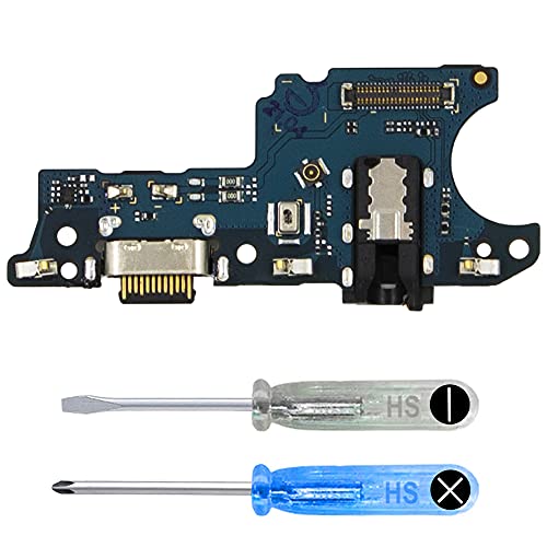 MMOBIEL Ladebuchse Kompatibel mit Samsung Galaxy A02s 2021 - Dock Connector USB C - Audio Jack/Mikrofon/Antenne Ersatz - Inkl. Schraubenzieher von MMOBIEL
