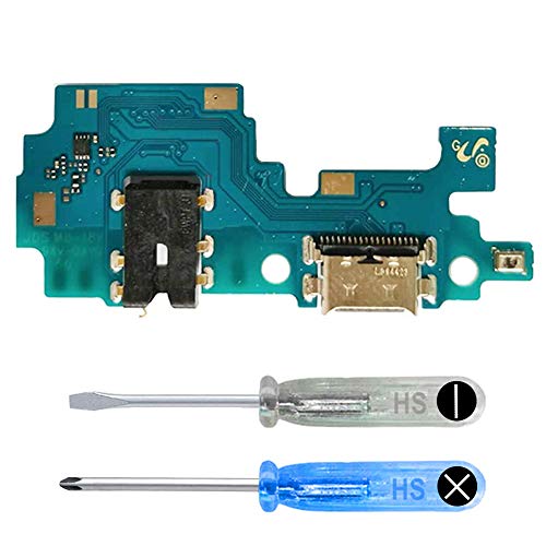 MMOBIEL Ladebuchse Kompatibel mit Samsung Galaxy A21s 2020 - Dock Connector USB C - Audio Jack/Mikrofon/Antenne Ersatz - Inkl. Schraubenzieher von MMOBIEL