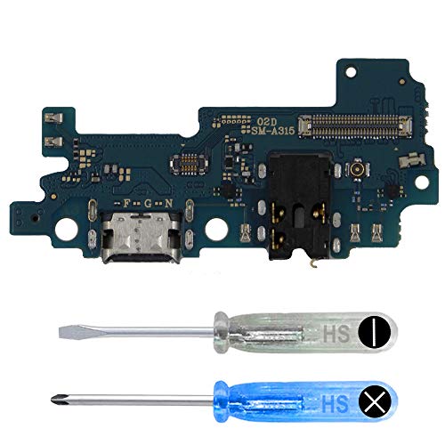 MMOBIEL Ladebuchse Kompatibel mit Samsung Galaxy A31 2020 - Dock Connector USB C - Audio Jack/Mikrofon/Antenne Ersatz - Inkl. Schraubenzieher von MMOBIEL