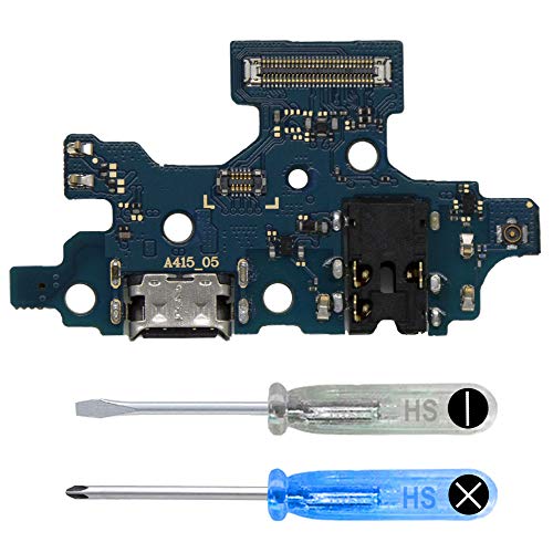 MMOBIEL Ladebuchse Kompatibel mit Samsung Galaxy A41 2020 - Dock Connector USB C - Audio Jack/Mikrofon/Antenne Ersatz - Inkl. Schraubenzieher von MMOBIEL