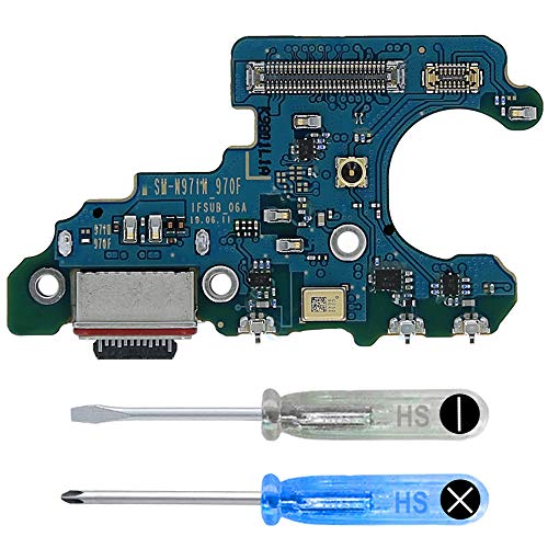 MMOBIEL Ladebuchse Kompatibel mit Samsung Galaxy Note 10 2019 - Dock Connector USB C - Audio Jack/Mikrofon/Antenne Ersatz - Inkl. Schraubenzieher von MMOBIEL