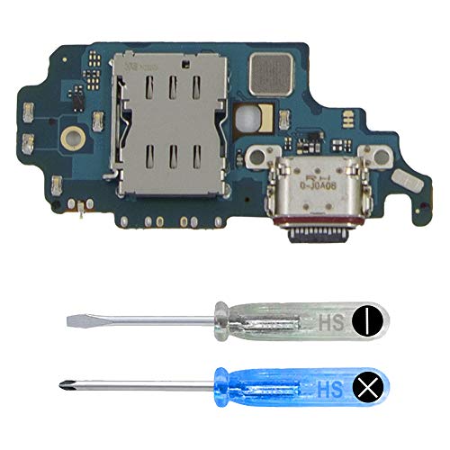 MMOBIEL Ladebuchse Kompatibel mit Samsung Galaxy S21 Ultra 2021 - Dock Connector USB C - Audio Jack/Mikrofon/Antenne Ersatz - Inkl. Schraubenzieher von MMOBIEL