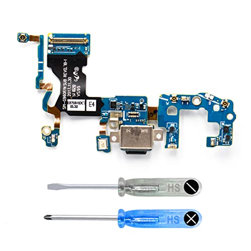 MMOBIEL Ladebuchse Kompatibel mit Samsung Galaxy S9 2018 - Dock Connector USB C - Audio Jack/Mikrofon/Antenne Ersatz - Inkl. Schraubenzieher von MMOBIEL