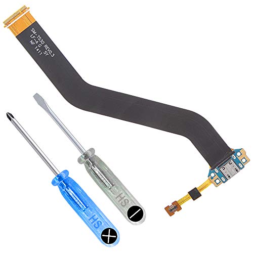 MMOBIEL Ladebuchse Kompatibel mit Samsung Galaxy Tab 4 10.1 2014 - Dock Connector Mikro USB - Audio Jack/Mikrofon/Antenne Ersatz - Inkl. Schraubenzieher von MMOBIEL