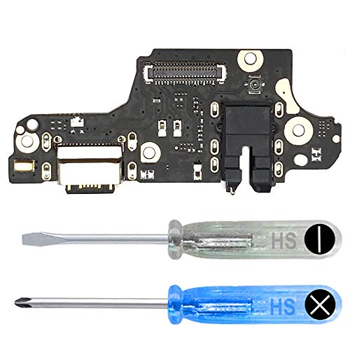 MMOBIEL Ladebuchse Kompatibel mit Xiaomi Note 9 Pro/Note 9S - Dock Connector USB C - Audio Jack/Mikrofon/Antenne Ersatz - Inkl. Schraubenzieher von MMOBIEL