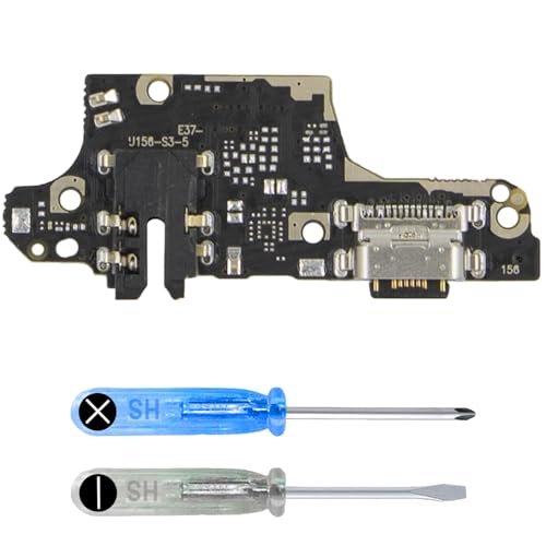 MMOBIEL Ladebuchse Kompatibel mit Xiaomi Poco X3 NFC 2020 - Dock Connector USB C - Audio Jack/Mikrofon/Antenne Ersatz - Inkl. Schraubenzieher von MMOBIEL