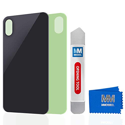 MMOBIEL Rückklappe Back Cover Batterie Gehäuse Ersatz Kompatibel mit iPhone X 5.8 inch (Space Gray) inkl. Werkzeug von MMOBIEL