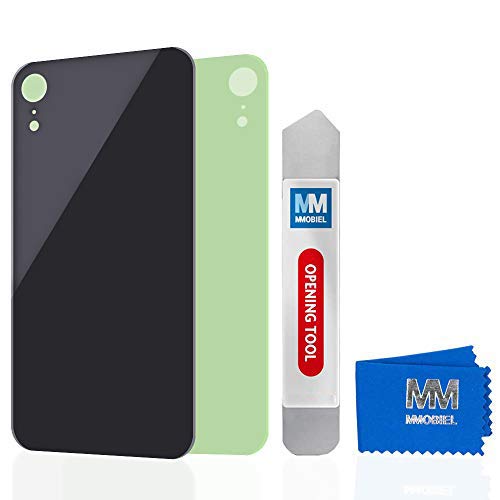 MMOBIEL Rückklappe Back Cover Batterie Gehäuse Ersatz Kompatibel mit iPhone XR 6.1 inch (Schwarz) inkl. Werkzeug von MMOBIEL
