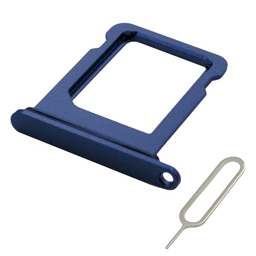 MMOBIEL SIM-Kartenhalter Kompatibel mit iPhone 12 Mini - SIM-Tray - SIM-Kartensteckplatz - SIM-Kartenhalter Ersatz - Inkl. SIM-Nadel und wasserdichtem Gummiring - Blau MMOBIEL SIM-Kartenhalter Kompatibel mit iPhone 12 Mini - SIM-Tray - SIM-Kartensteckplatz - SIM-Kartenhalter Ersatz - Inkl. SIM-Nadel und wasserdichtem Gummiring - Blau von MMOBIEL