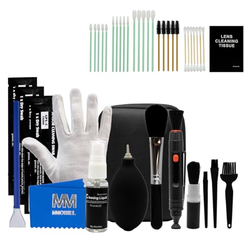 MMOBIEL Sensorreinigung Set - 57 teilig - Objektiv reinigen, Kamera Objektiv Reinigen, Sensor Reinigen - DSLR-Kamera-Reinigungsset mit APS-C und Vollformat Reinigungstupfern MMOBIEL Sensorreinigung Set - 57 teilig - Objektiv reinigen, Kamera Objektiv Reinigen, Sensor Reinigen - DSLR-Kamera-Reinigungsset mit APS-C und Vollformat Reinigungstupfern von MMOBIEL