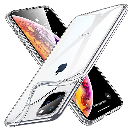 MMOBIEL TPU Schutzhülle Kompatibel mit iPhone 12/12 Pro - 6.1 inch - 2020 - Transparent - Ultradünn - Rückseite von MMOBIEL