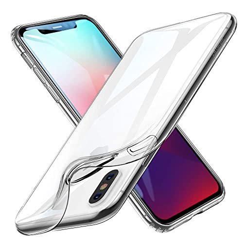 MMOBIEL TPU Schutzhülle Kompatibel mit iPhone XS Max - 6.5 inch - 2017 - Transparent - Ultradünn - Rückseite von MMOBIEL