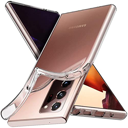 MMOBIEL TPU-Schutzhülle kompatibel mit Samsung Galaxy Note 20 Ultra 5G – 6,9 Zoll – 2020 – Silikon transparent – vollständige Abdeckung von MMOBIEL