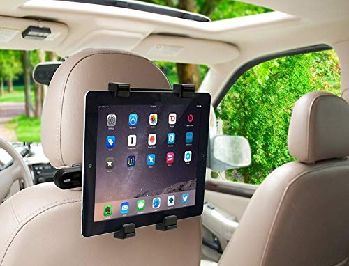 MMOBIEL Tablet Halterung Auto - KFZ Kopfstützen Halter Rücksitz kompatibel mit iPad/Samsung Tab/Tablet mit 7-11 Zoll Bildschirm von MMOBIEL