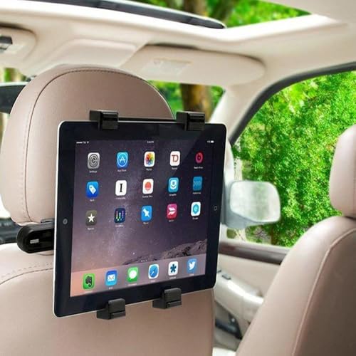 MMOBIEL Tablet Halterung Auto - KFZ Kopfstützen Halter Rücksitz kompatibel mit iPad/Samsung Tab/Tablet mit 7-11 Zoll Bildschirm von MMOBIEL