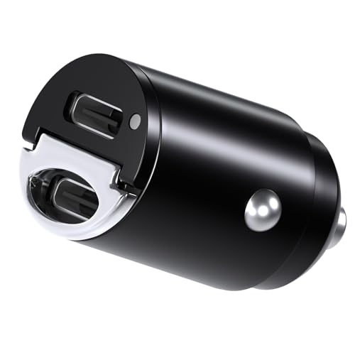 MMOBIEL USB C Auto Ladegerät – 45W Zigarettenanzünder USB Adapter Schnelles Laden – Ultrakompaktes Auto Handy USB C Ladegerät Kompatibel mit iPhone 16 15 14 13 12 Pro Max, Samsung S24 S23 S22 von MMOBIEL
