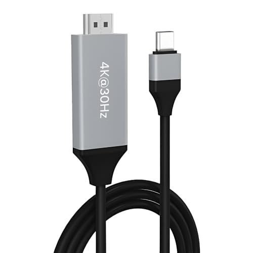 MMOBIEL USB-C zu HDMI Kabel 2m - 4K@30Hz - USB 3.1 Type-C to HDMI Geflochtenes Kabel - Thunderbolt 3 Adapter für MacBook Pro/Air, iPhone 16/15, iPad Pro, iMac, Samsung Galaxy, Chromebook usw. MMOBIEL USB-C zu HDMI Kabel 2m - 4K@30Hz - USB 3.1 Type-C to HDMI Geflochtenes Kabel - Thunderbolt 3 Adapter für MacBook Pro/Air, iPhone 16/15, iPad Pro, iMac, Samsung Galaxy, Chromebook usw. von MMOBIEL