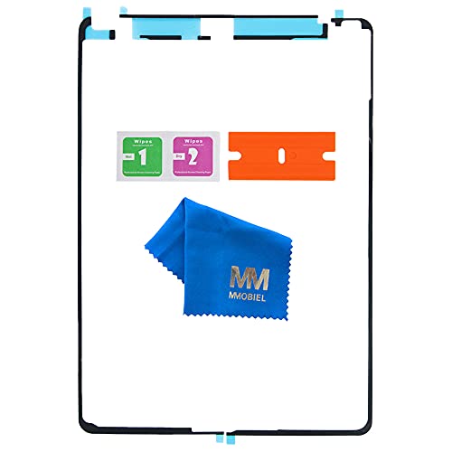 MMOBIEL Wasserdichte Folie Klebefolie LCD Display Adhesive Sticker Strips Kompatibel mit iPad Air 2 2014 9.7 inch inkl Reinigungstuch Rasierklingen Pads von MMOBIEL
