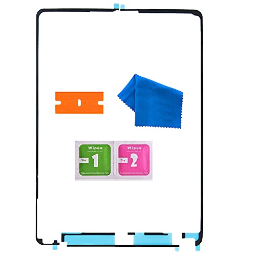 MMOBIEL Wasserdichte Folie Klebefolie LCD Display Adhesive Sticker Strips Kompatibel mit iPad Air 4 (2020) inkl Reinigungstuch Rasierklingen Pads von MMOBIEL