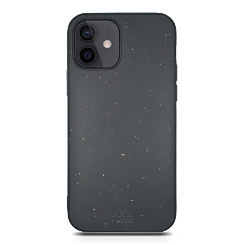 MMore – Biologisch Abbaubare Handyhülle, kompatibel mit iPhone - Umweltfreundlich, Kompostierbar, aus Pflanzen (Schwarz, iPhone 12 Mini) MMore – Biologisch Abbaubare Handyhülle, kompatibel mit iPhone - Umweltfreundlich, Kompostierbar, aus Pflanzen (Schwarz, iPhone 12 Mini) von MMore
