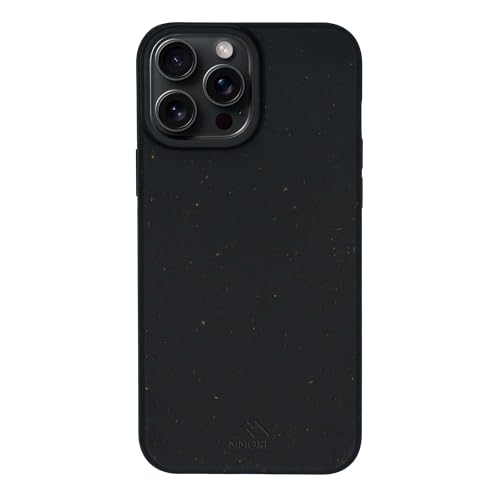 MMore – Biologisch Abbaubare Handyhülle, kompatibel mit iPhone - Umweltfreundlich, Kompostierbar, aus Pflanzen (Schwarz, iPhone 15 Pro) MMore – Biologisch Abbaubare Handyhülle, kompatibel mit iPhone - Umweltfreundlich, Kompostierbar, aus Pflanzen (Schwarz, iPhone 15 Pro) von MMore