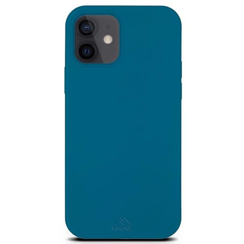 MMore – Biologisch Abbaubare Handyhülle, kompatibel mit iPhone - Umweltfreundlich, Kompostierbar, aus Pflanzen (Tiefseeblau, iPhone 12 Mini) von MMore