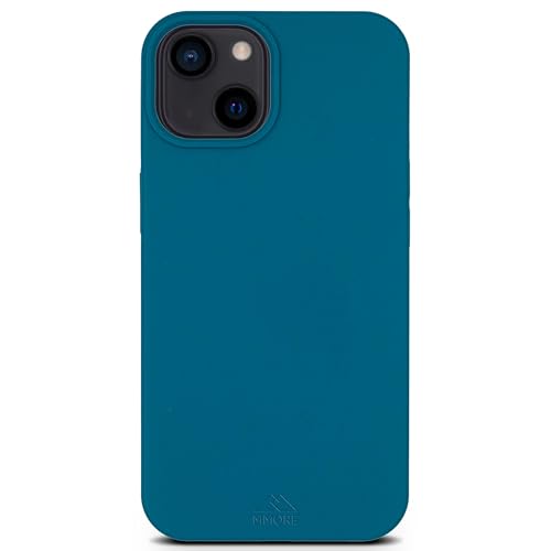 MMore – Biologisch Abbaubare Handyhülle, kompatibel mit iPhone - Umweltfreundlich, Kompostierbar, aus Pflanzen (Tiefseeblau, iPhone 14) von MMore