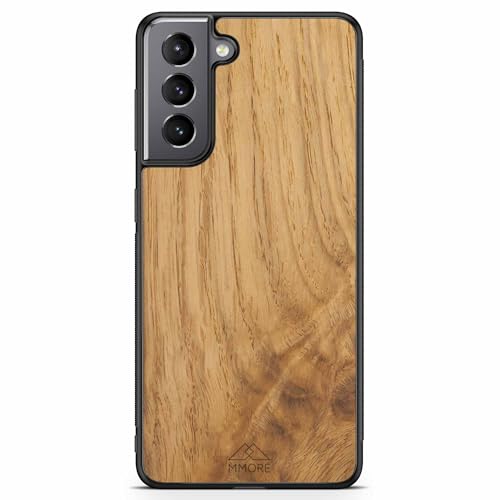 MMORE - Handyhülle aus Eichenholz Holz, kompatibel mit Samsung Galaxy S23 Plus - Voller Schutz, Langlebig, Sturzgeprüft MMORE - Handyhülle aus Eichenholz Holz, kompatibel mit Samsung Galaxy S23 Plus - Voller Schutz, Langlebig, Sturzgeprüft von MMORE