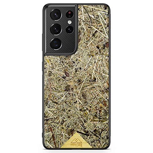 MMORE - Handyhülle aus Organischem Alpenheu Material, kompatibel mit Samsung Galaxy S21 Ultra - Voller Schutz, Langlebig, Sturzgeprüft, Schlank Design von MMORE
