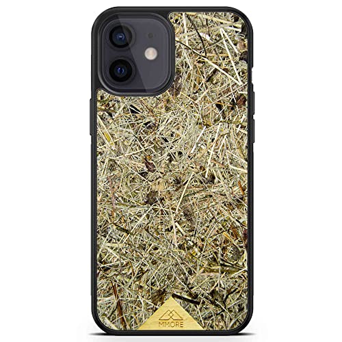 MMORE - Handyhülle aus Organischem Alpenheu Material, kompatibel mit iPhone 12 Mini - Voller Schutz, Langlebig, Sturzgeprüft, Schlank Design MMORE - Handyhülle aus Organischem Alpenheu Material, kompatibel mit iPhone 12 Mini - Voller Schutz, Langlebig, Sturzgeprüft, Schlank Design von MMORE