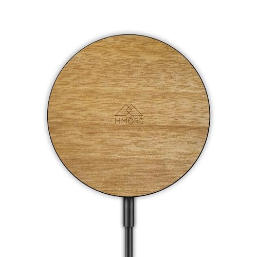 MMORE - Kabelloses Ladegerät mit Tanganika Holz | Schwarz MMORE - Kabelloses Ladegerät mit Tanganika Holz | Schwarz von MMORE