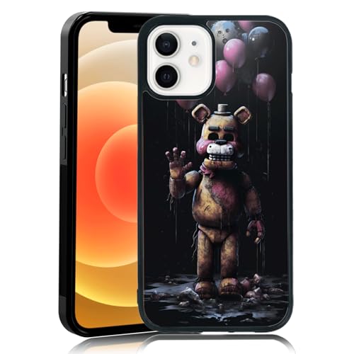MMYAJT FNAF Schutzhülle für iPhone 12/12 Pro, TPU, stoßfest, Horror, FNAF, Videospiel, Geschenk für Jungen, Mädchen, Männer, Frauen, Schwarz MMYAJT FNAF Schutzhülle für iPhone 12/12 Pro, TPU, stoßfest, Horror, FNAF, Videospiel, Geschenk für Jungen, Mädchen, Männer, Frauen, Schwarz von MMYAJT