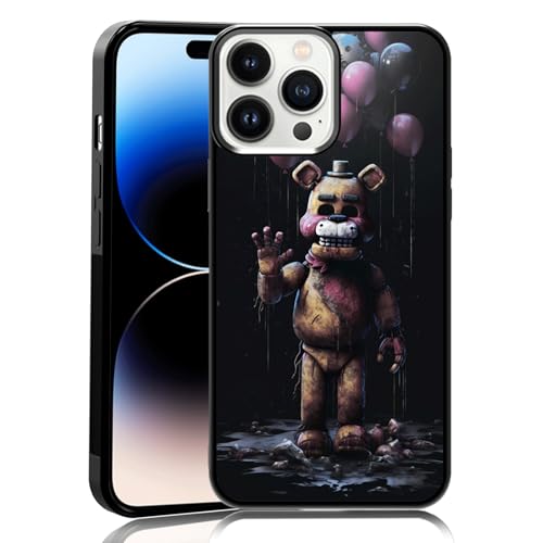 MMYAJT FNAF Schutzhülle für iPhone 14 Pro Max, TPU, stoßfest, für iPhone 14 Pro Max, Horror, Five Nights, Videospiel, Geschenk, für Jungen, Mädchen, Männer, Frauen, Schwarz FANFS19 MMYAJT FNAF Schutzhülle für iPhone 14 Pro Max, TPU, stoßfest, für iPhone 14 Pro Max, Horror, Five Nights, Videospiel, Geschenk, für Jungen, Mädchen, Männer, Frauen, Schwarz FANFS19 von MMYAJT